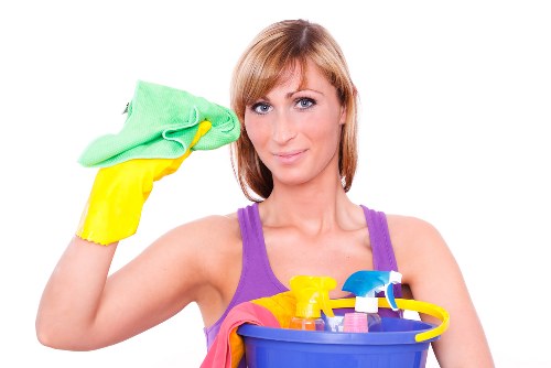 Communal area cleaning in a Shoreditch apartment entrance