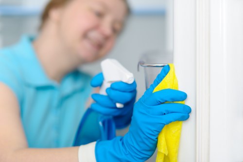 Deep cleaning a Shoreditch rental kitchen before tenancy handover