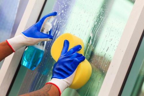 Cleaning brickwork and cladding on a Shoreditch property