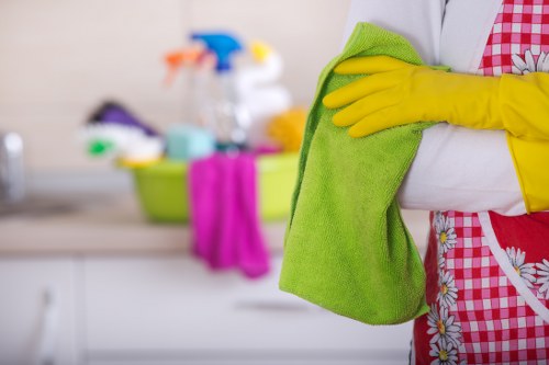 Ongoing domestic cleaning in a Shoreditch apartment building with shared access