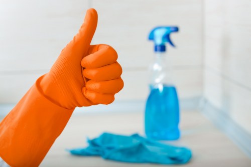 Upholstery cleaning equipment used in a Shoreditch home