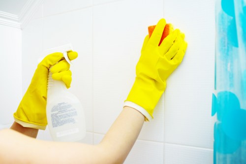 Commercial cleaning in Shoreditch for reception, kitchen, and washroom areas