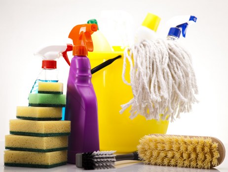 Local cleaner working in a Shoreditch shared home